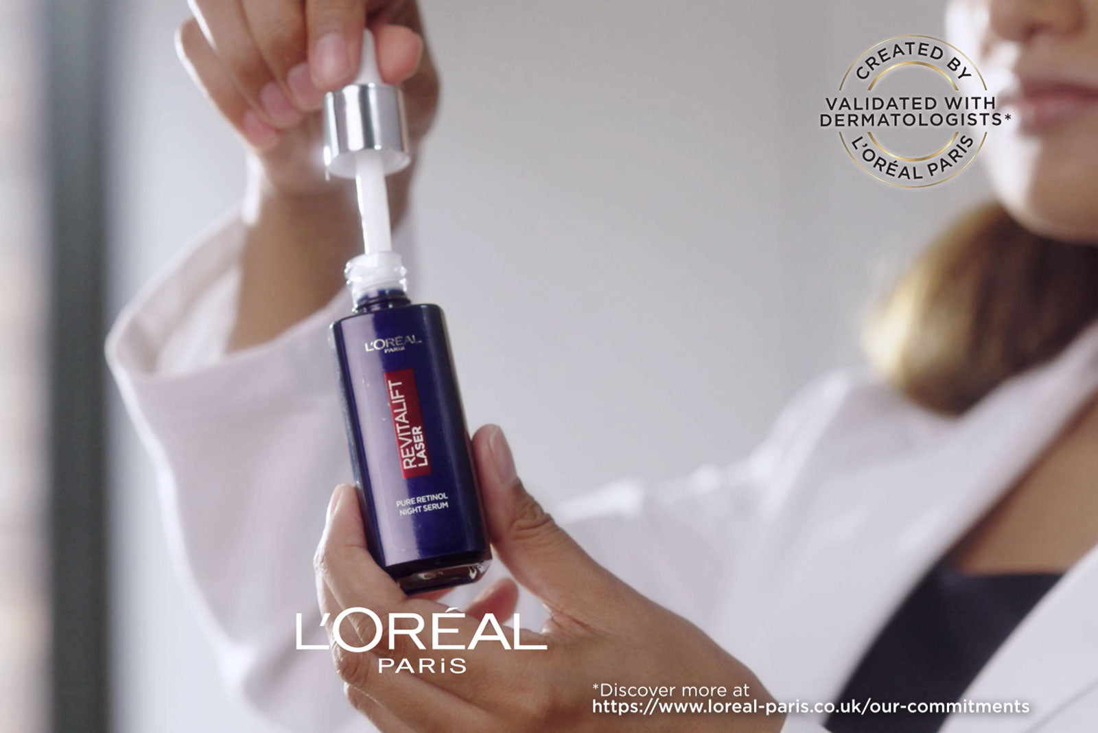 recitalist Loreal Paris dermatologist retinol